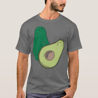 Avocado-illustratie T-shirt