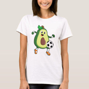 Avocado in Soccer Sports T-shirt