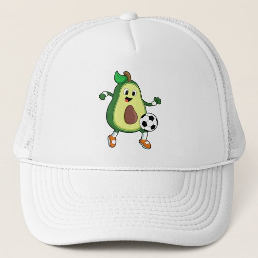 Avocado in Soccer Sports Trucker Pet (Voorkant)