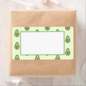 Avocado in Stippen Etiket (Insitu)