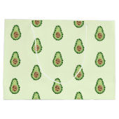 Avocado in Stippen Groot Cadeauzakje (Achterkant)