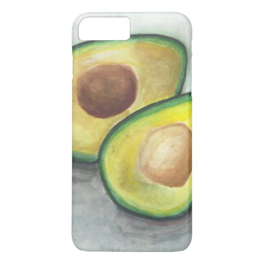 Avocado in Waterverf Case-Mate iPhone Case (Achterkant)