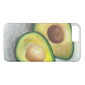 Avocado in Waterverf Case-Mate iPhone Case (Achterkant (Horizontaal))