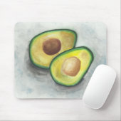 Avocado in Waterverf Muismat (Met muis)