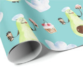 Avocado Inpakpapier (Rol Hoek)