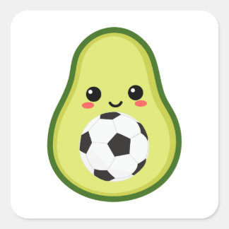 Avocado is de beste vierkante sticker