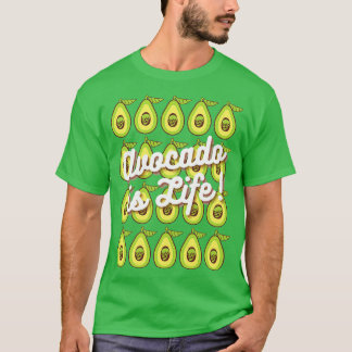 Avocado is een levensechte afdruk t-shirt