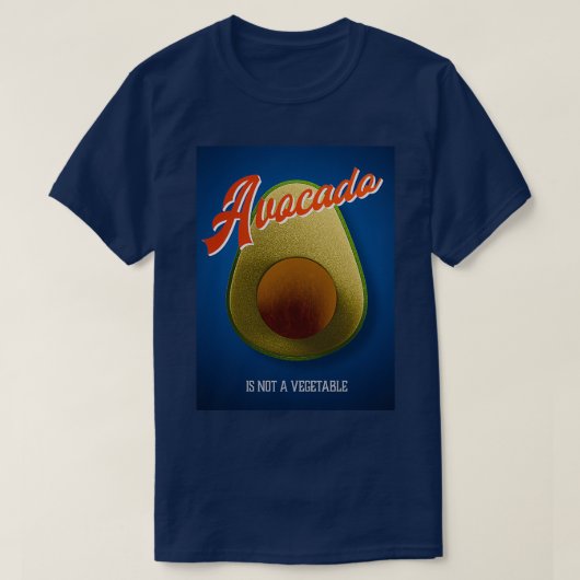 Avocado is geen groenten t-shirt (Design voorkant)