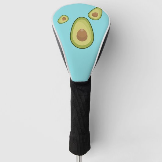 Avocado is mijn gedistilleerde fruit golfheadcover (Voorkant)