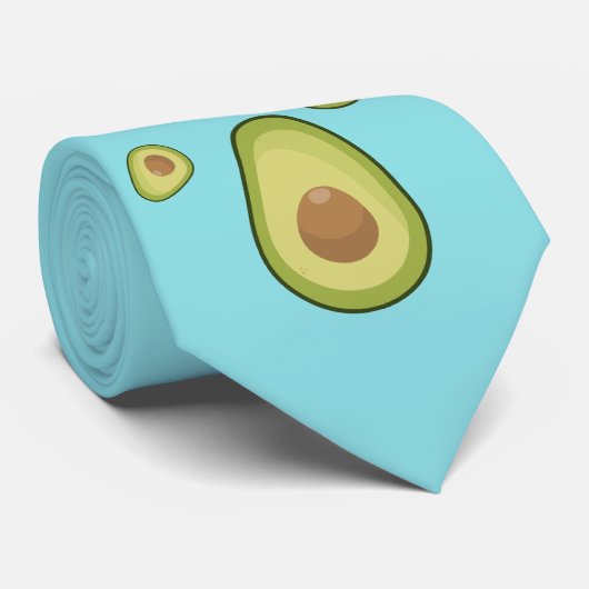 Avocado is mijn gedistilleerde fruit stropdas (Opgerold)