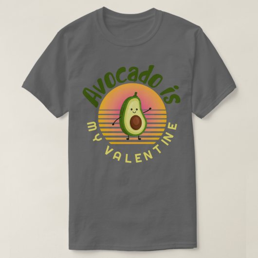 Avocado is mijn liefje Avocado Gift Vegan Vegeta T-shirt (Design voorkant)