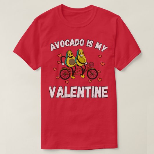 Avocado is mijn Valentijn 41 T-shirt (Design voorkant)