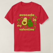 Avocado is mijn valentijn 46 t-shirt (Design voorkant)