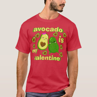 Avocado is mijn valentijn 46 t-shirt