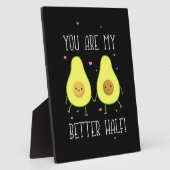 Avocado Je bent beter dan mijn helft Fotoplaat (Zijkant)