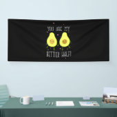 Avocado Je bent beter dan mijn helft Spandoek (Beurs)