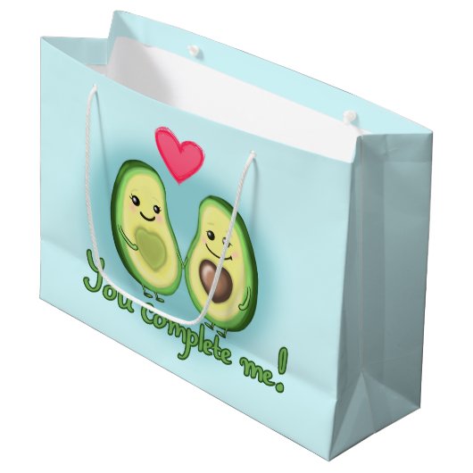 Avocado - je vult me aan groot cadeauzakje (Voorkant Gekanteld)