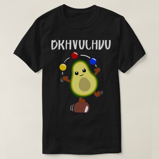 Avocado Juggling Funny Vegetable Fruit Cute Avocad T-shirt (Design voorkant)
