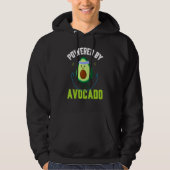 Avocado Jump Rope Jumping Skipping Keto Cardio Hoodie (Voorkant)
