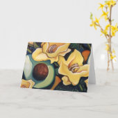 AVOCADO KAART (Gele Bloem)