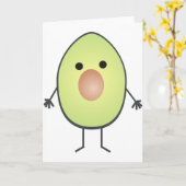 avocado kaart (Gele Bloem)