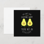 Avocado Kan Iedereen Gelukkig Maken Kaart (Voorkant / Achterkant)