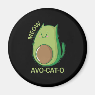 Avocado Katzen Avo-Cat-O Magneet