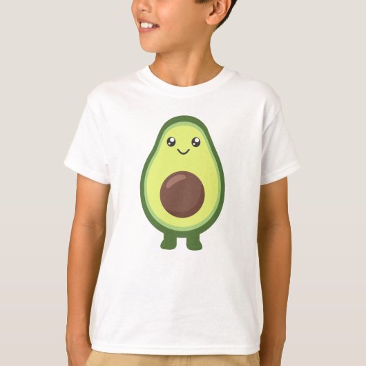 Avocado Kawaii Eat Sweet Avocados T-shirt (Voorkant)