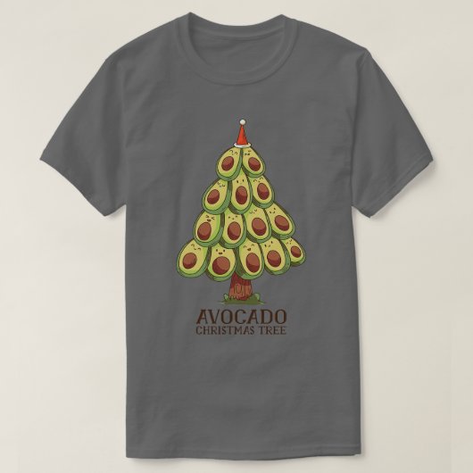 Avocado kerstboom 3 t-shirt (Design voorkant)