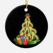 Avocado-kerstboom - Avocado Lover Keramisch Ornament (Voorkant)