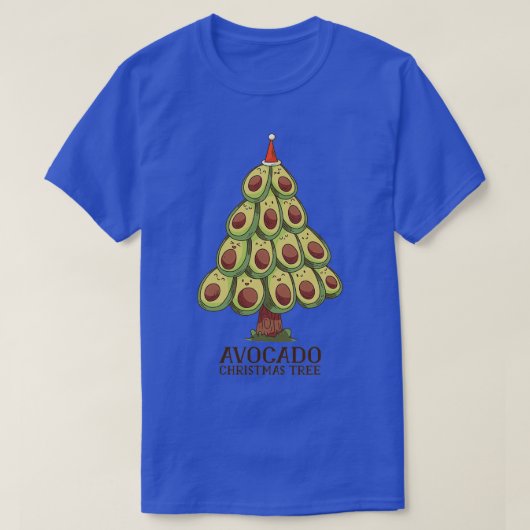 Avocado Kerstmis 6 T-shirt (Design voorkant)