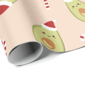 Avocado Kerstmis Cadeaupapier (Rol Hoek)