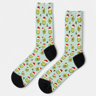 Avocado kerstsokken sokken