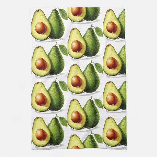  avocado keukenhanddoeken (Verticaal)