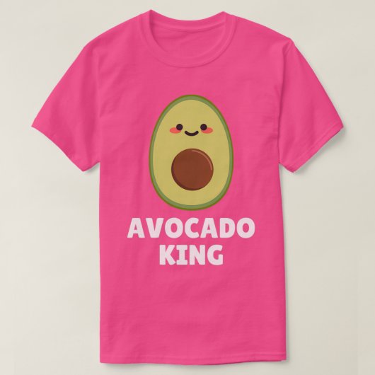 Avocado King T-shirt (Design voorkant)