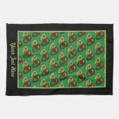 Avocado Kitchen Towel - Optionele personalisatie Theedoek (Horizontaal)