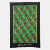 Avocado Kitchen Towel - Optionele personalisatie Theedoek (Verticaal)