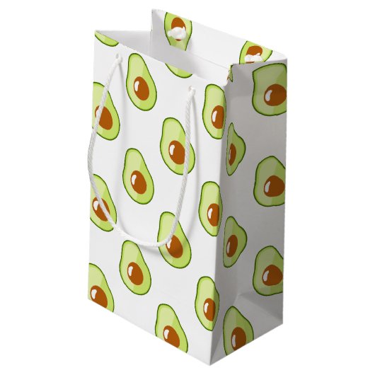 Avocado Klein Cadeauzakje (Achterkant Gekanteld)