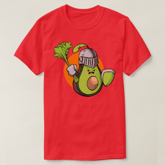 AVOCADO KNIGHT T-SHIRT (Design voorkant)