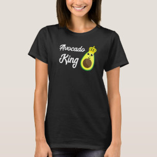 Avocado Koning Avocado Fruit Guacamole Foodie T-shirt