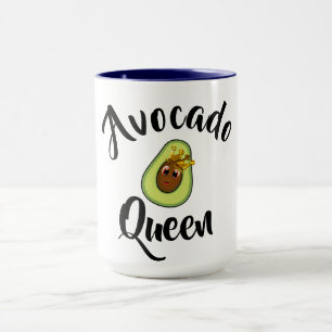 avocado koningin gezonde keto weegt gekke koffie mok