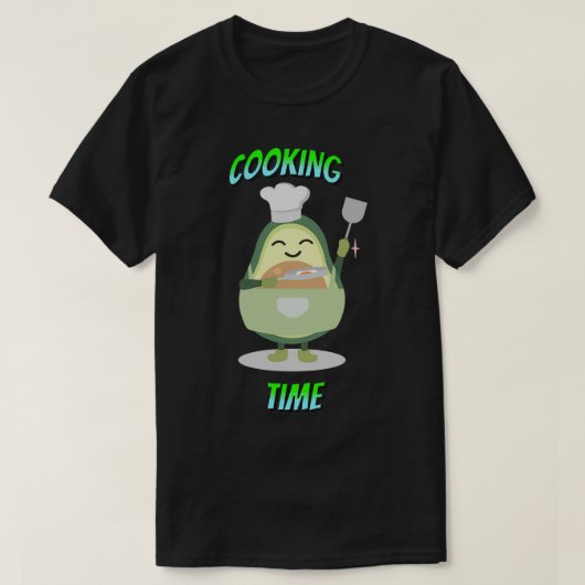 avocado-kooktijd t-shirt (Design voorkant)