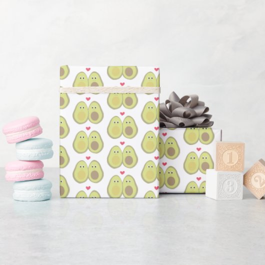 Avocado-koppel verpakkingspapier cadeaupapier (Baby Shower)