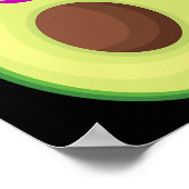 Avocado kostuum Grappig Halloween voor Vrouwen Gua Poster (Hoek)