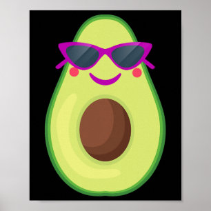 Avocado kostuum Grappig Halloween voor Vrouwen Gua Poster