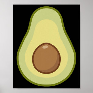 Avocado kostuum - Halloween Vegan Poster