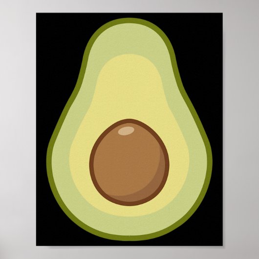 Avocado kostuum - Halloween Vegan Poster (Voorkant)