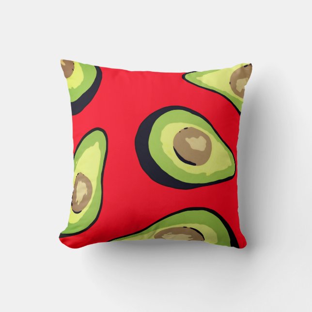 Avocado Kussen (Voorkant)