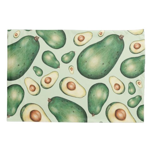 Avocado Kussensloop (Achterkant-Links)