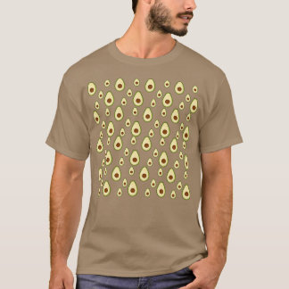 Avocado-leuk patroon t-shirt